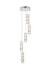 Elegant Lighting - 3500D5RC - LED Pendant - Polaris - Chrome