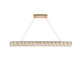 Elegant Lighting - 3501D48G - LED Linear Pendant - Valetta - Gold