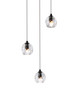 Eren LED Pendant (3505D12BK)