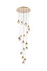 Elegant Lighting - 3505D20G - LED Pendant - Eren - Gold