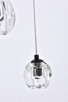 Eren LED Pendant (3505G12BK)