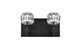 Elegant Lighting - 3509W11BK - Two Light Wall Sconce - Graham - Black
