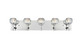 Elegant Lighting - 3509W32C - Five Light Wall Sconce - Graham - Chrome and Clear