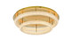 Elegant Lighting - 3800F33L2SG - LED Flush Mount - Bowen - Satin Gold