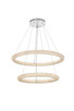 Elegant Lighting - 3800G36C - LED Chandelier - Bowen - Chrome