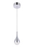 Elegant Lighting - 3801D4C - LED Pendant - Amherst - chrome