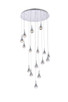 Elegant Lighting - 3816D36C - LED Chandelier - Amherst - chrome