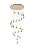 Elegant Lighting - 3825D42SG - LED Chandelier - Amherst - satin gold