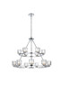 Elegant Lighting - 5100L236C - 15 Light Chandelier - Cadence - Chrome and Clear