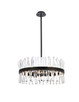 Elegant Lighting - 6200D25BK - 14 Light Pendant - Serephina - Black