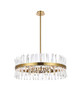 Elegant Lighting - 6200D32SG - 16 Light Chandelier - Serephina - satin gold