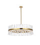 Elegant Lighting - 6200D36SG - 16 Light Chandelier - Serephina - satin gold
