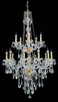 Elegant Lighting - 7915G33G/RC - 15 Light Chandelier - Verona - Gold
