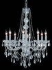 Elegant Lighting - 7958D28C/RC - Eight Light Chandelier - Verona - Chrome