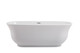 Elegant Lighting - BT10267GW - Bathtub - Coralie - glossy white