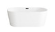 Elegant Lighting - BT30159GW-MBK - Bathtub - Springfield - Glossy White
