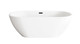 Elegant Lighting - BT30367GW-MBK - Bathtub - Fairview - Glossy White