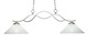 Toltec Lighting - 342-AS-702 - Two Light Island Pendant - Revo - Aged Silver