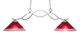 Toltec Lighting - 342-AS-706 - Two Light Island Pendant - Revo - Aged Silver