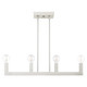 Solna Four Light Linear Chandelier (49213-91)