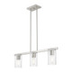Clarion Three Light Linear Chandelier (49273-91)