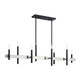 Denmark Eight Light Linear Chandelier (49338-04)