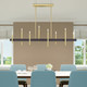 Denmark Eight Light Linear Chandelier (49338-12)