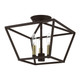 Devone Three Light Semi-Flush Mount (49430-07)