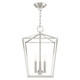 Devone Three Light Convertible Semi Flush/Lantern (49433-91)