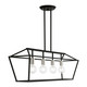 Devone Four Light Linear Chandelier (49437-04)