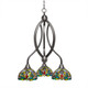 Toltec Lighting - 263-BN-9905 - Three Light Chandelier - Bow - Brushed Nickel