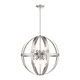 Livex Lighting - 49646-91 - Six Light Chandelier - Stoneridge - Brushed Nickel