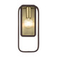 Livex Lighting - 49742-07 - One Light Wall Sconce - Bergamo - Bronze w/ Antique Brasss