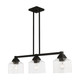 Aragon Three Light Linear Chandelier (49763-04)