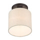 Blossom One Light Semi Flush Mount (49807-92)