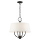 Livex Lighting - 49844-04 - Four Light Chandelier - Ridgecrest - Black