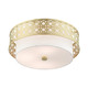 Calinda Four Light Semi Flush Mount (49864-33)