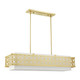Calinda Six Light Linear Chandelier (49868-33)