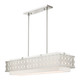 Calinda Six Light Linear Chandelier (49868-91)