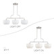 Manorwood Three Light Linear Chandelier (50303-91)