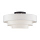 Livex Lighting - 50309-07 - Five Light Semi-Flush Mount - Manorwood - Bronze