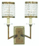 Livex Lighting - 50572-64 - Two Light Wall Sconce - Grammercy - Hand Applied Palacial Bronze