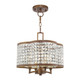 Livex Lighting - 50574-64 - Four Light Mini Chandelier/Ceiling Mount - Grammercy - Hand Applied Palacial Bronze