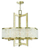 Livex Lighting - 50576-28 - Six Light Chandelier - Grammercy - Hand Applied Winter Gold