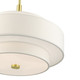 Meridian Four Light Chandelier (50874-12)