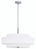 Livex Lighting - 50875-91 - Five Light Pendant - Meridian - Brushed Nickel