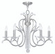 Livex Lighting - 51005-91 - Five Light Chandelier - Serafina - Brushed Nickel