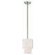 Livex Lighting - 51040-91 - One Light Mini Pendant - Meridian - Brushed Nickel