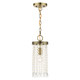 Livex Lighting - 51062-01 - One Light Mini Pendant - Elizabeth - Antique Brass