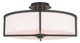 Livex Lighting - 51075-07 - Four Light Ceiling Mount - Wesley - Bronze